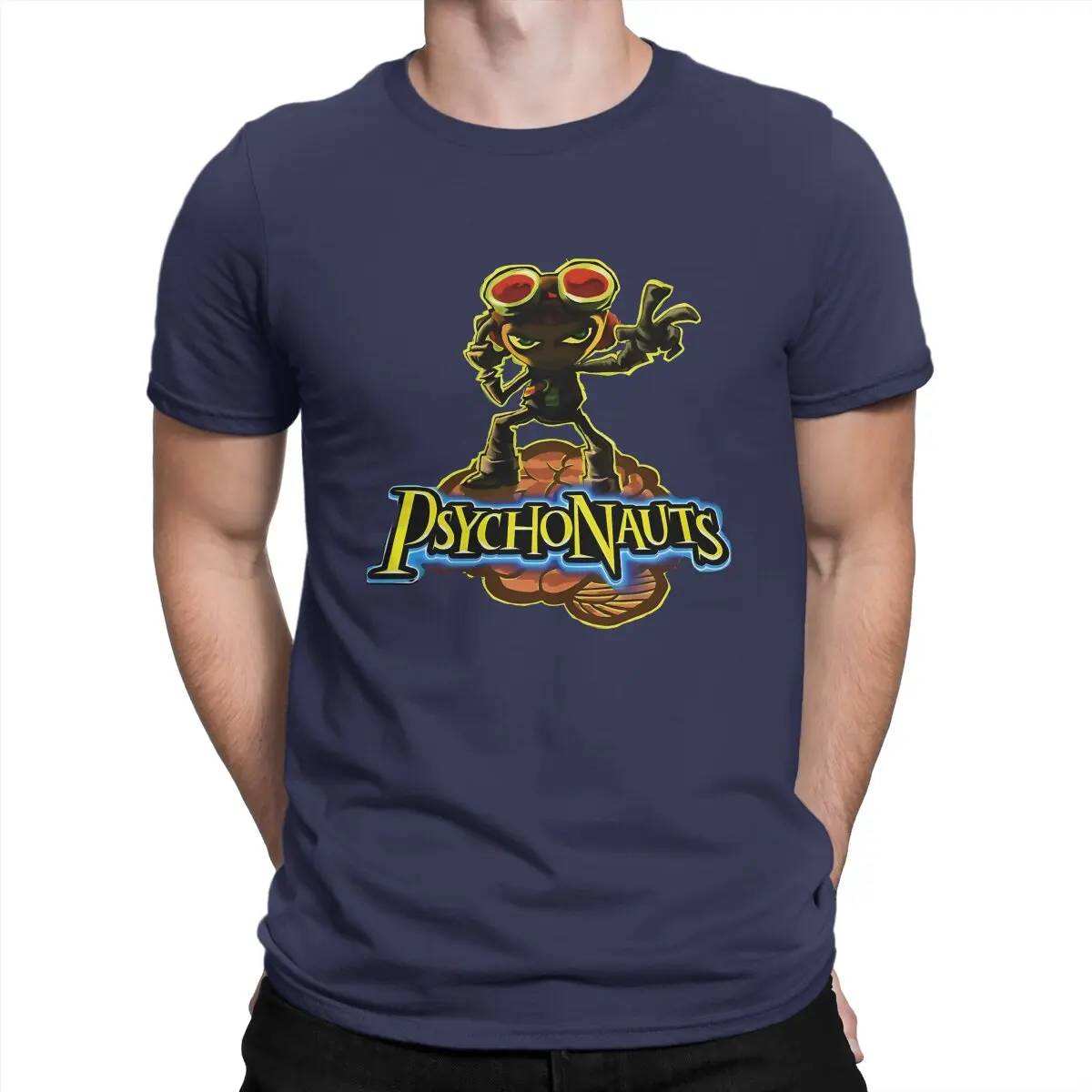 thumbnail image 1 of Camiseta de Psychonauts Man, juegos, camiseta distintiva, sudaderas Harajuku, nueva tendencia, 1 of 7