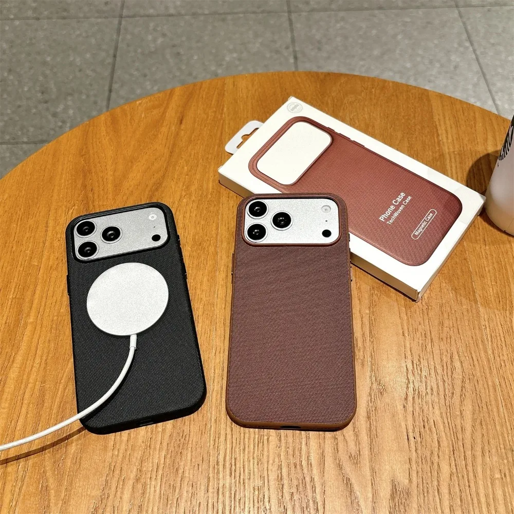 Original Technology Woven Texture Matte Shockproof Anti-Slip Protective Case