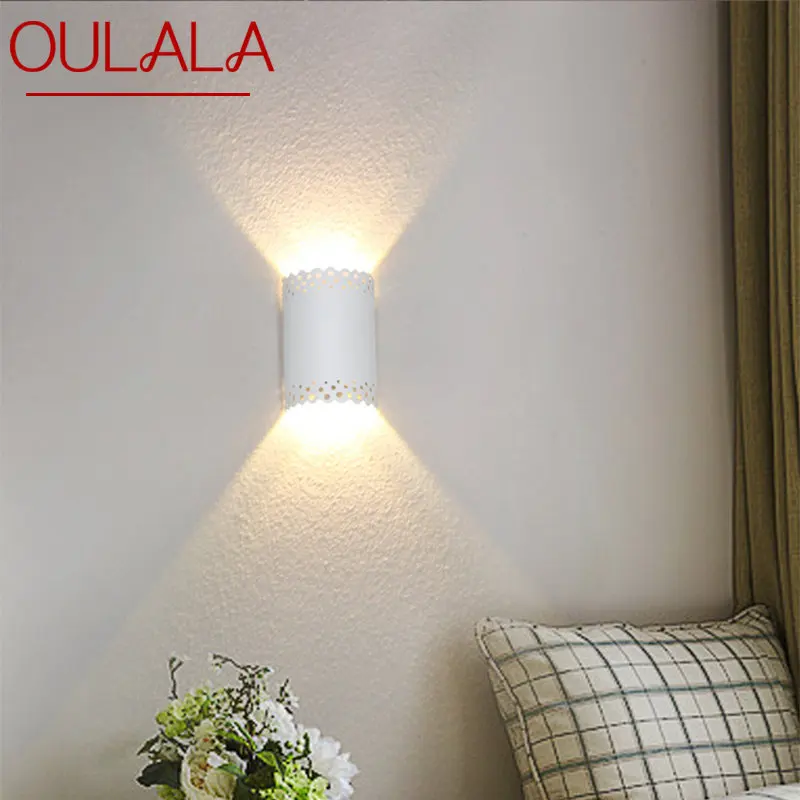 

OULALA Classic Cylindrical Wall Lamps Contemporary Simply LED Beside Lights Suitable For Dining Living Room