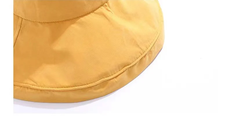 Vente chaude 2024 Chapeau seau pour femme Panama Femmes Quatre Saisons Grand Bord Double Face Chapeau De Pêcheur Casquette Visière Soleil_voghion.com