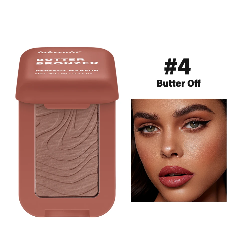 Rich Matte Bronzer Palette for Dark Complexions - Natural Contour and Highlight