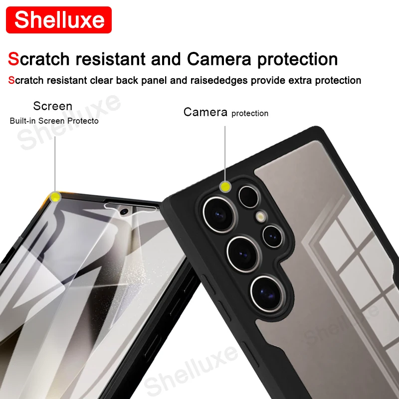 360 Full Body Front+Back Clear Silicone Case Cover - Enhanced Protection