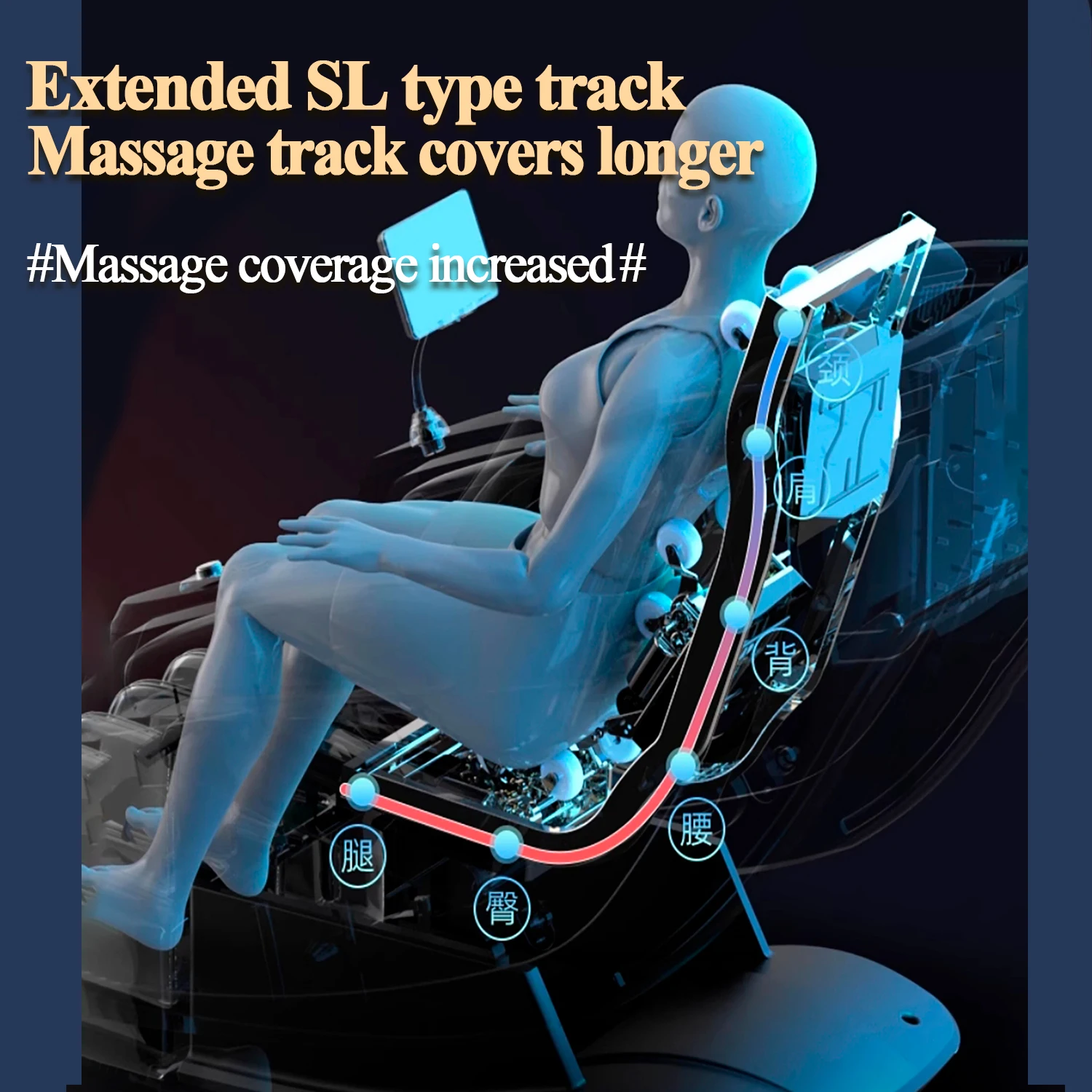 3 Year Warranty UKLife Newest Massage Chair 4D Full Body AirBag Zero Gravity Heat AI voice Office Chair Massage Sofa Home Chair 3