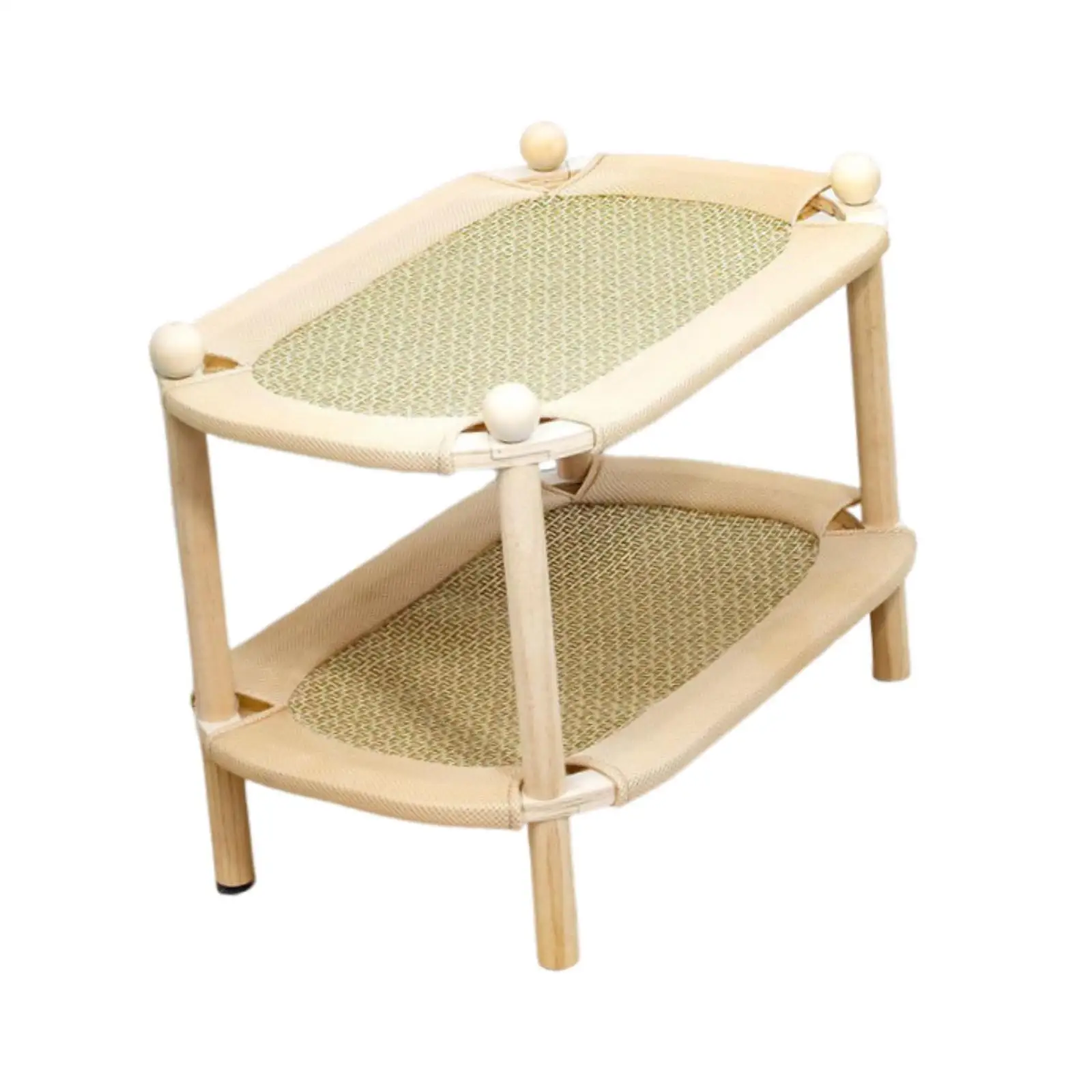 Cat Scratcher Mat, Comfortable Sleeping Interactive Play Toy, Double Layer Cats Scratch Couch Cat Sofa Bed for Kitten