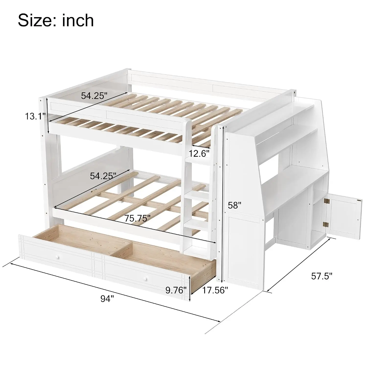 Full Over Full Bunk Bed 2