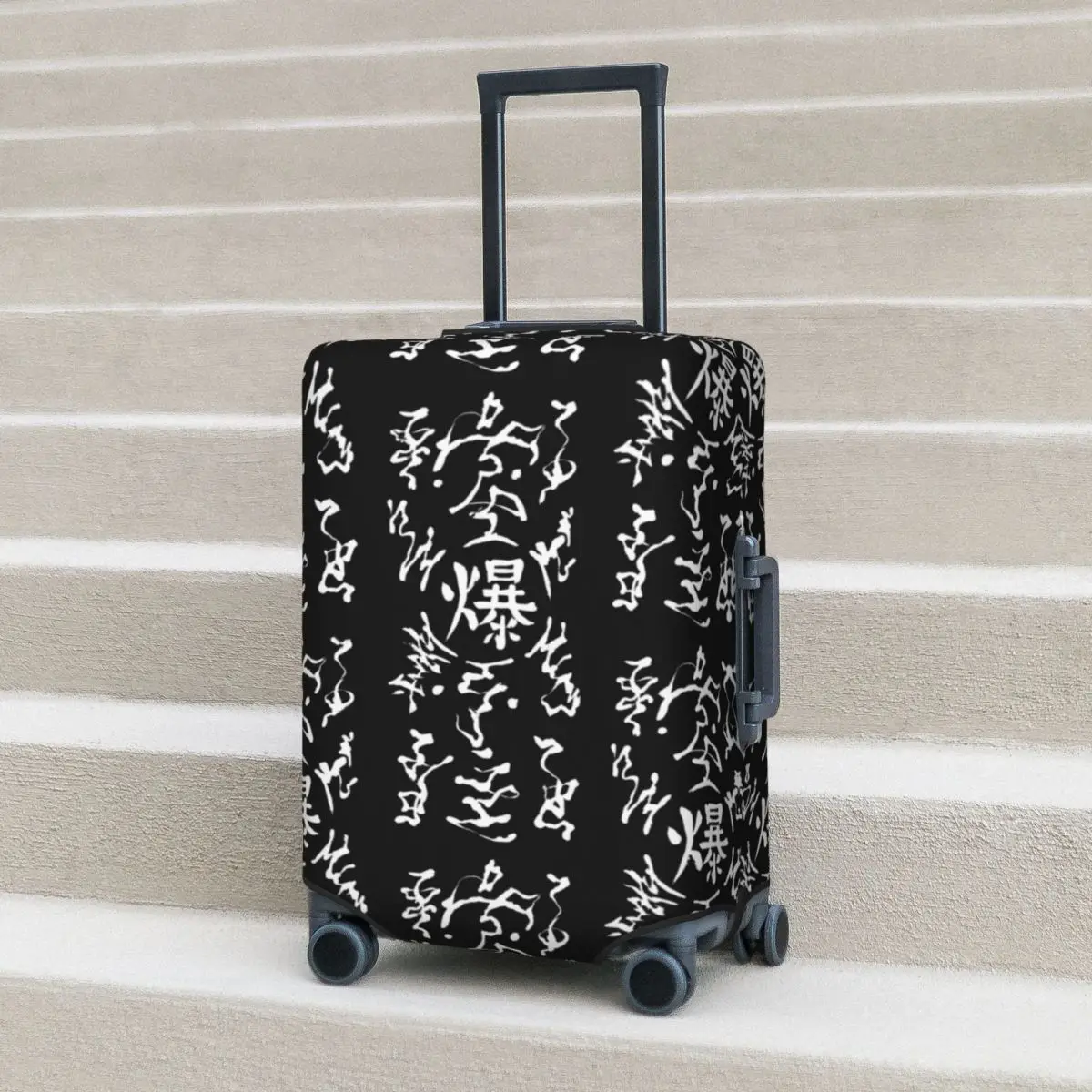 

Anime Ninja Suitcase Cover Flight Explosive Tag Reverse Paperbomb Useful Luggage Case Travel Protection