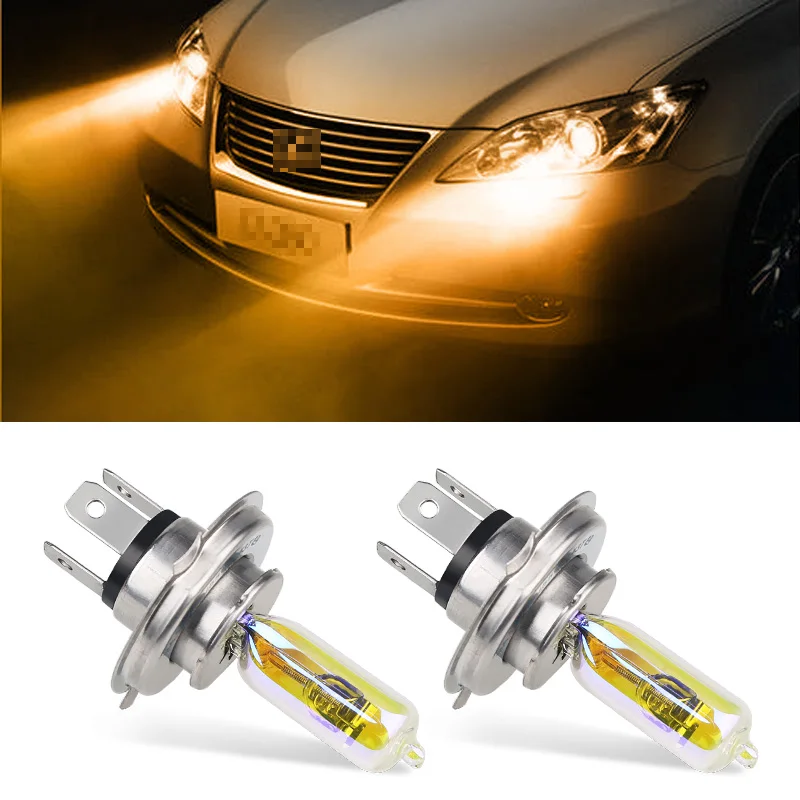 

H4 Halogen Bulb 12V 60/55W P43T Light Bulbs For Car Headlight 4000K Light Bulbs H4 Headlight Lamp Fog lights Car Light Source