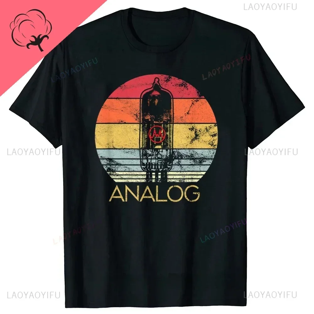 Vintage VU Meter Sound Engineer Graphic Cotton T-Shirt