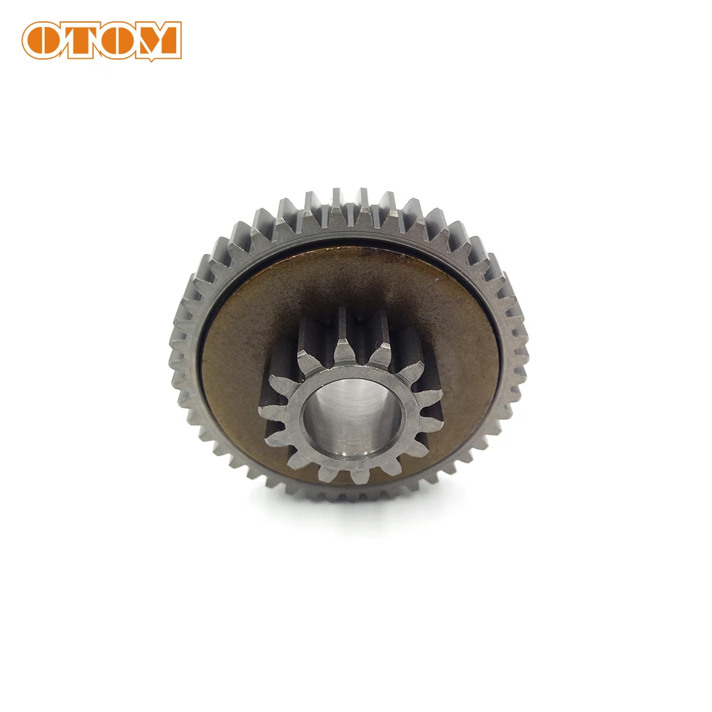 OTOM 45T Double Gear Start Bridge Gear Large Friction Scooter Motor Universal For Zongshen NC 250 Parts ZS177MM RX3 KAYO BSE steering motor gear coupling