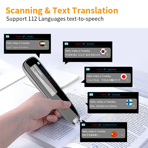 스마트 음성 스캔 번역기 펜, 자폐증 난독증 번역기 펜, X2, X3 번역기, 112 언어 번역 4