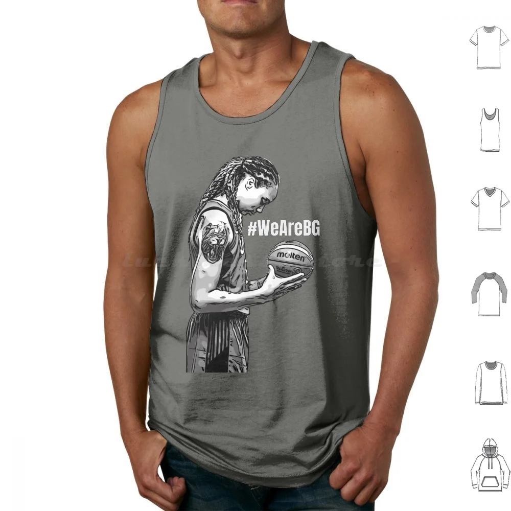 

Мы-Bg майки, хлопок с принтом, мы Bg хрупney Griner, мы хрупney Griner Wearebg баскетбольный игрок