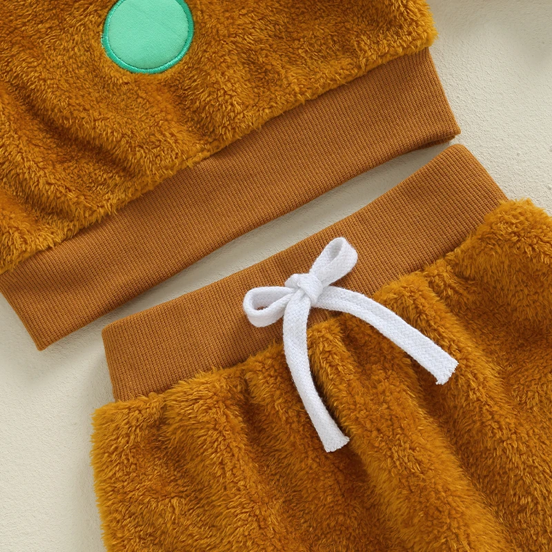 Kids Clothing Set Baby Boy Gingerbread Christmas Outfit 2Pcs