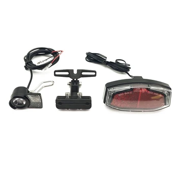 Luci Anteriori e Posteriori per Bicicletta Elettrica 6V 12V 36V 48V 52V 3W TSDZ2, TSDZ2B, TSDZ8