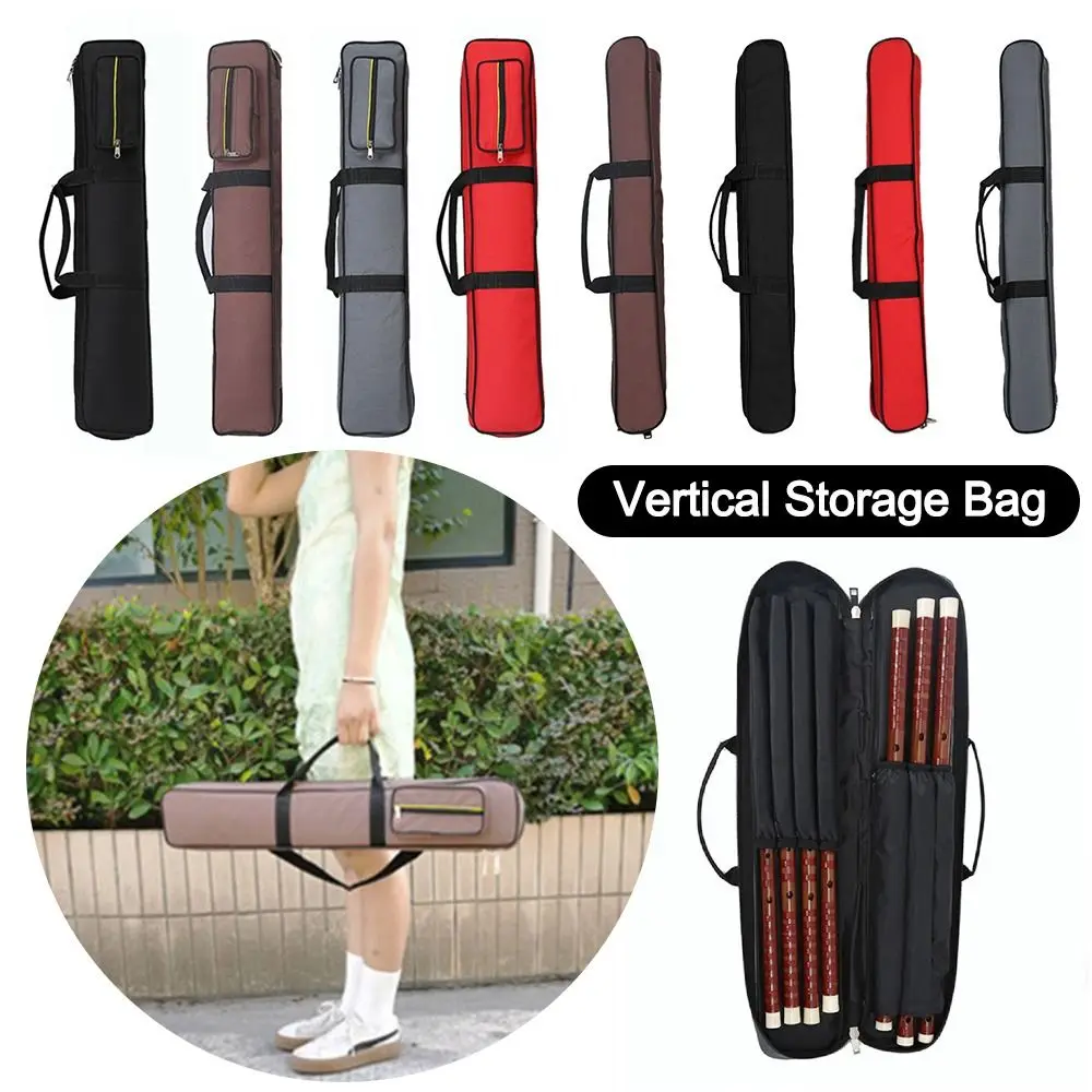 Universal Thickened Flute Bag Waterproof Container Vertical Storage Bag Portable Carry Pool Cue Case