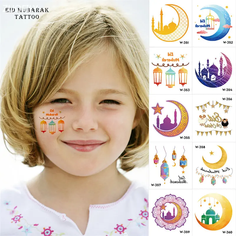 Adesivi Eid Mubarak Ramadan - 384 Stickers Rotondi Per Sacchetti Caramelle | Decorazioni Fai Da Te Per Feste Musulmane - Foto 9