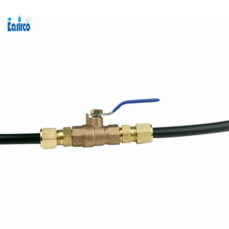 

3/8'' Brass Shut Off Ball Valve For Misting System