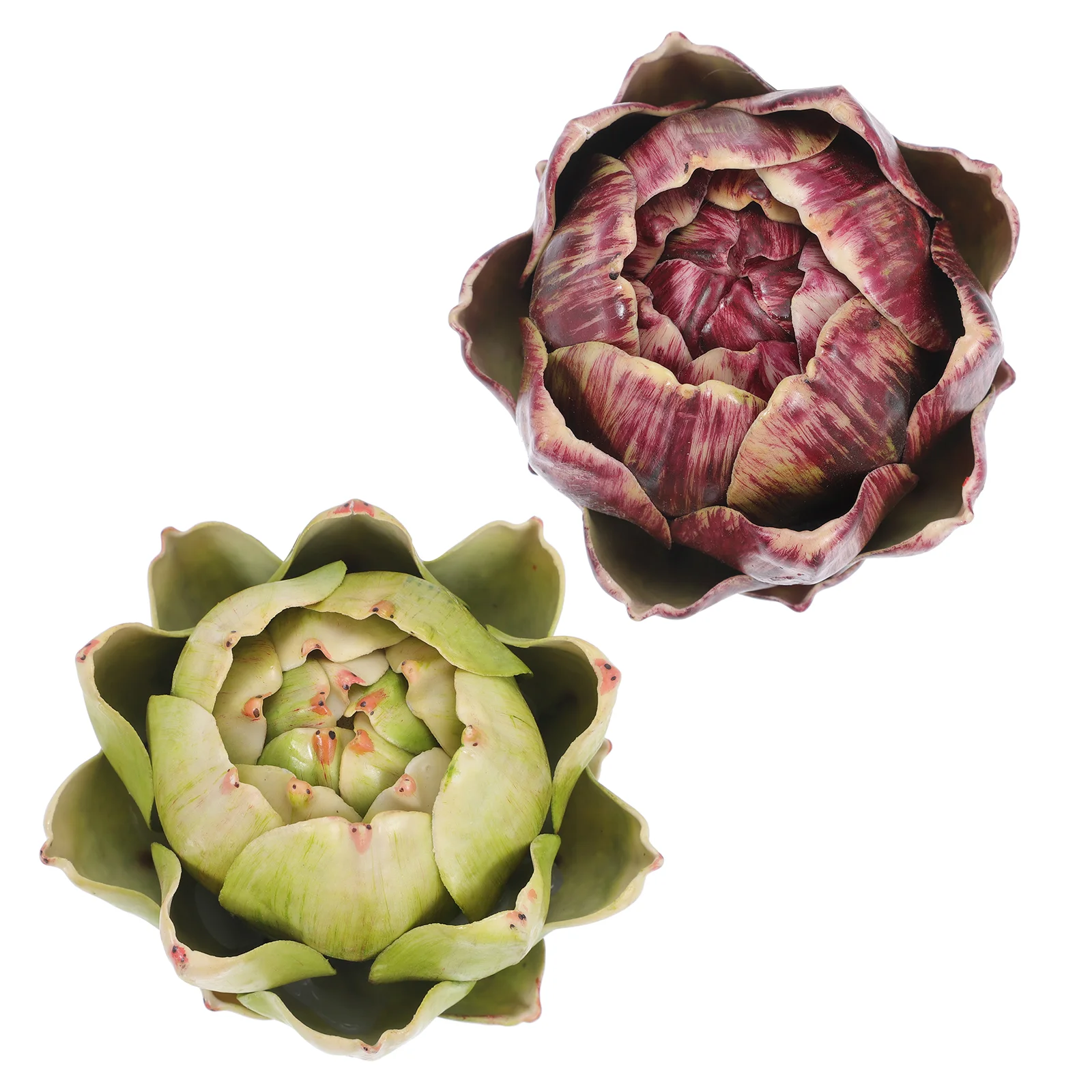 2 Pcs Artichoke Artificial Flower Lifelike Simulation Model Fake 2-pcs-artichoke-artificial-flower-lifelike-simulation-model-fake