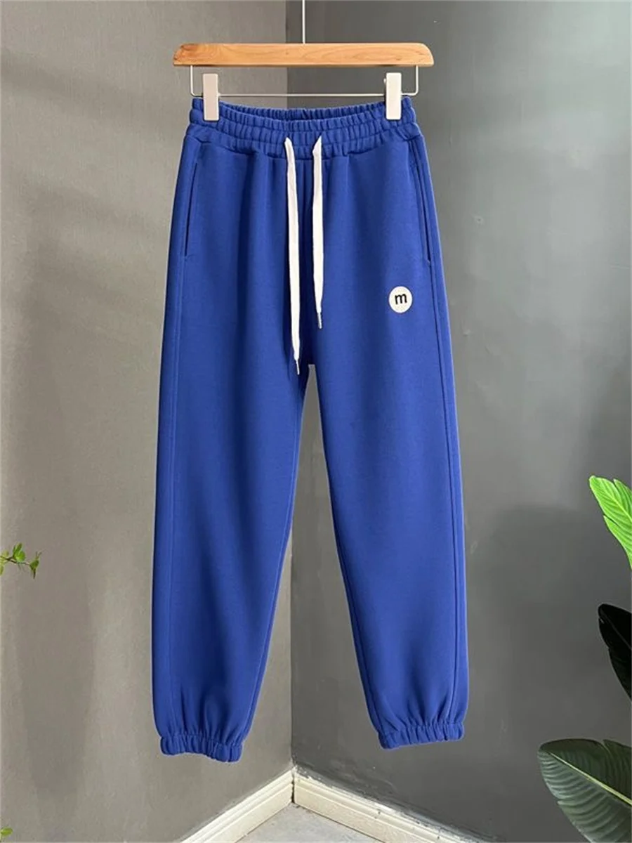 

Women Spring Autumn Style Harem Pants Sweatpants Straight Pants Trendy Letter Printed Ankle-Length Trousers ZZ1750