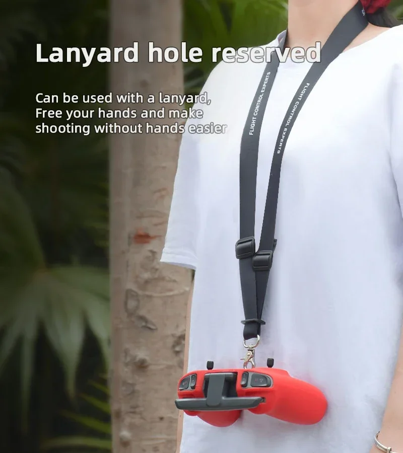 Coque en silicone souple pour télécommande DJI FPV Combo, offrant une prise en main confortable et antidérapante
