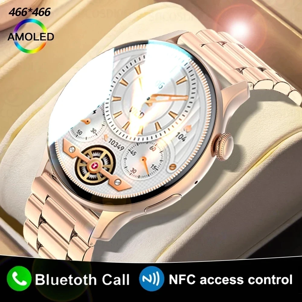 

2023ING Bluetooth Call New Smartwatch Men 466*466 AMOLED 1.43" HD Screen Always Display Time IP68 Waterproof Sport Smart Watch