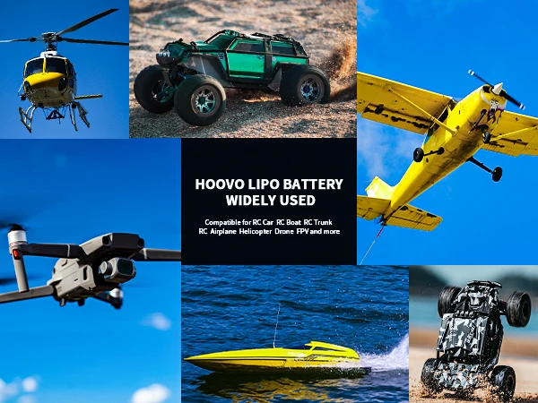 HOOVO 3S 11.1 V Lipo Battery EC5 Plug 9000 mAh 120C Soft Case RC Battery for RC Truck Car Heli Plane Rock Crawler Airplane Boat