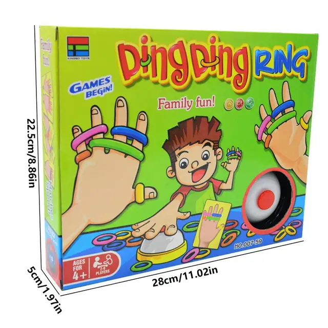 Jogo de Pulseira de Banda Elástica Ding Ding Ring Game Interação pa