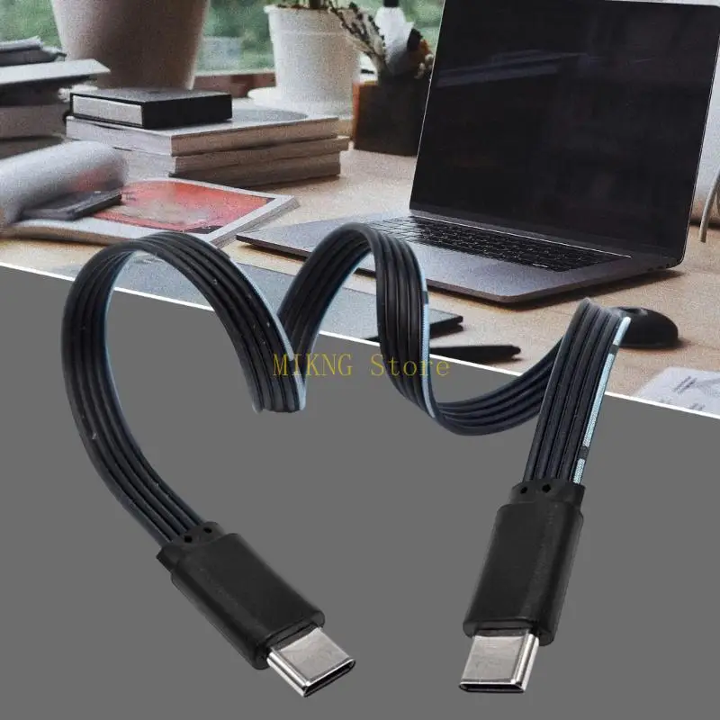 유연한 플랫 타입 C 충전 코드 480Mbps 카메라 스마트 폰을위한 데이터 전송 최고의 판매