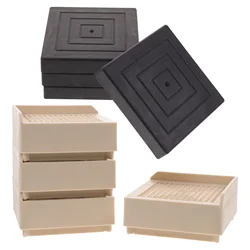 Bed Mat Table Risers Floor Sofa Lifts Desk Raisers Blocks Couch Legs Heavy Duty Chair Bedstead 8.5x8.5x5cm