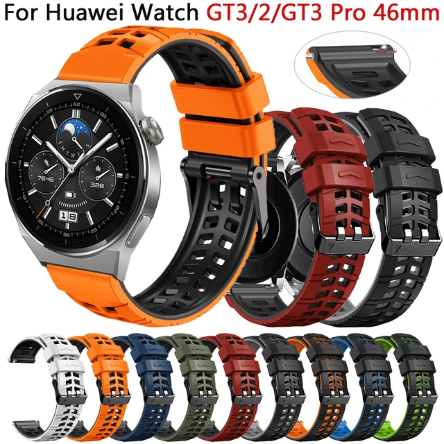 22mm Silicone Strap Bracelet For Huawei Watch GT3 GT2 GT4 pro Smart Watch  Band For Huawei GT 2 3 4 Pro 46mm SE Watchbands Correa - AliExpress