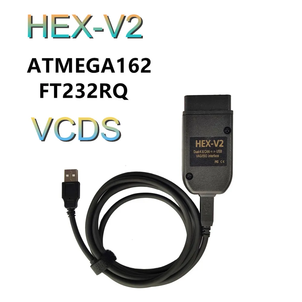 VCDS HEX-V2 V2 18.9 CAN USB Interface Car Auto Fault Diagnosis Wire Cable  with CD software (German/English/French/Italian): Buy Online at Best Price  in UAE 