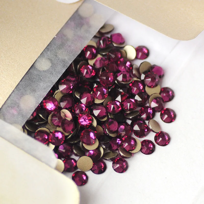 Nicht heißfixierbare Pixie Xirius 8 große 8 kleine Strass-Kristalle, flache Rückseite, Glasrhinestone-Perlen für Nägel, Bastelarbeiten, Kleidung – Detail 9