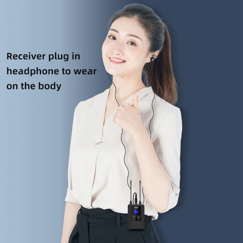 Wireless Monitoring Earreturn Stage Performance Band Singer Singing Live Broadcast Real-Time Monitoring Earphone System Stereo Sound Quality