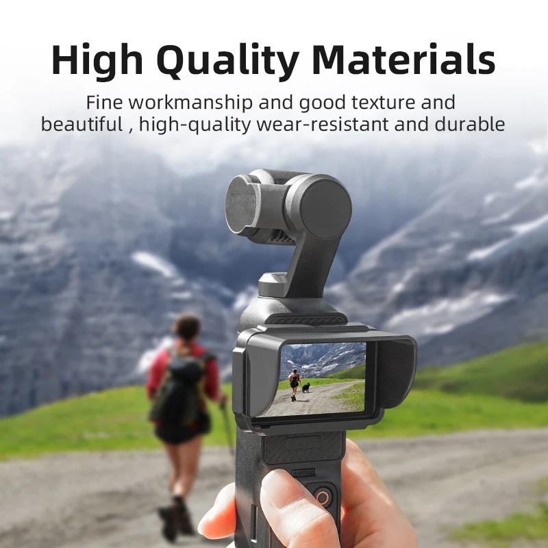 Description Picture 6 of itemBRDRC Sun Hood for DJI Osmo Pocket 3 Camera Light Weight Screen Sunshade Hood Cover Handheld Gimbal Camera Accessories