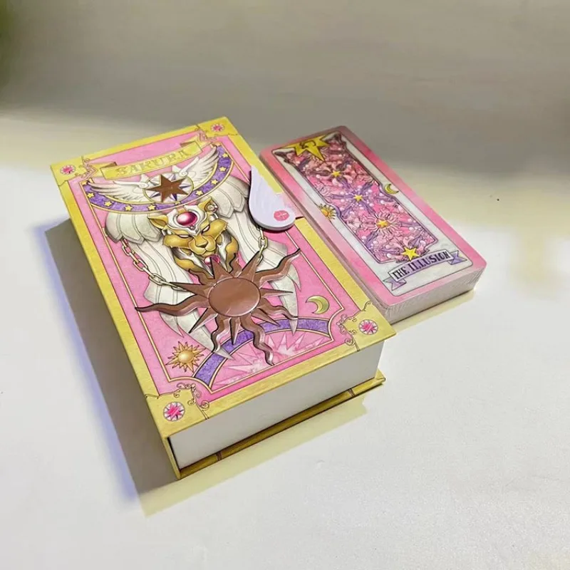 

Anime Cardcaptor Sakura Cute Kawaii Clow Cards CLAMP Deluxe Change Gift Boxed Set Magic Girls Collection Friends Gifts 60 Sheets