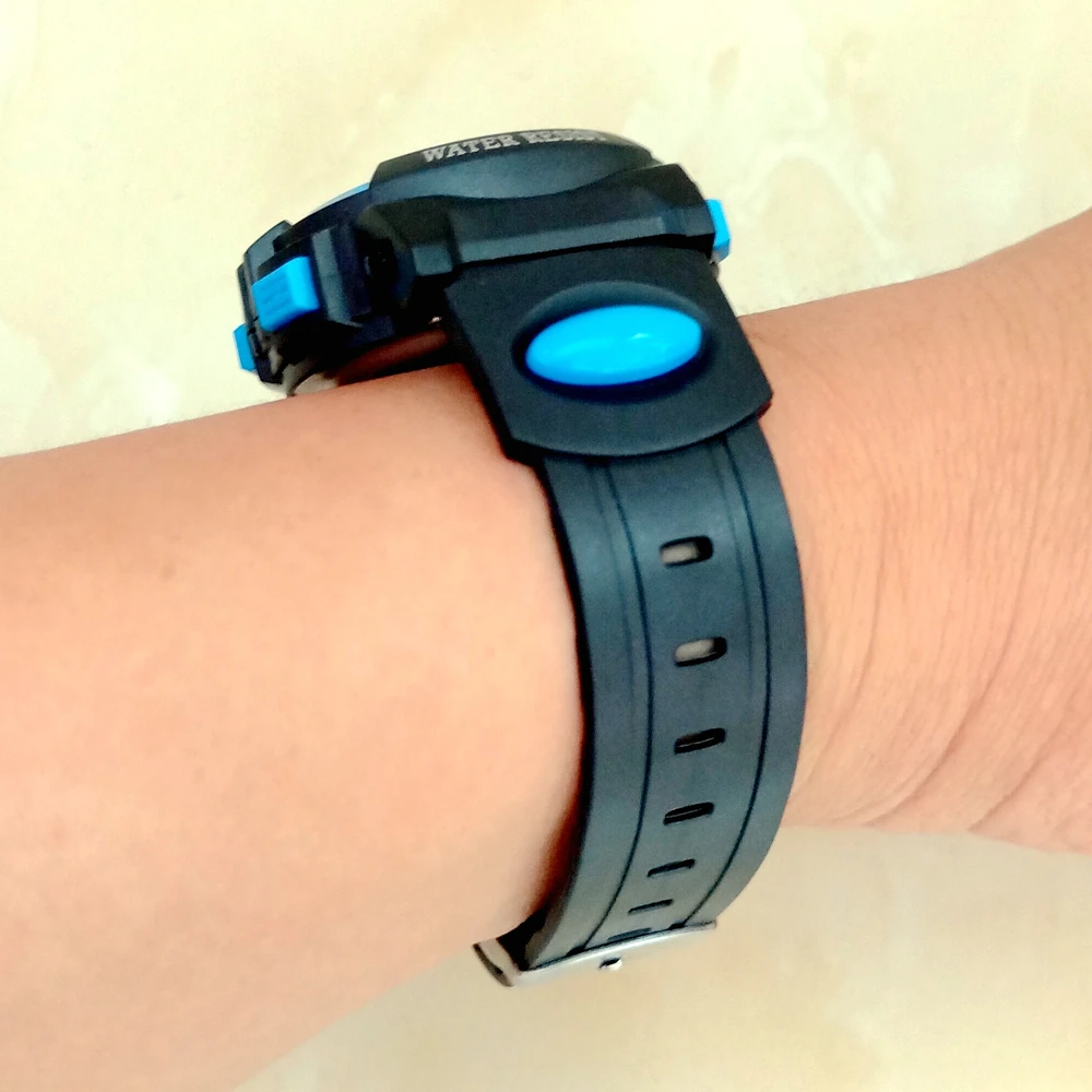 Colourful LED Lights Flashing Glow Up Boys Girls Kids Children's Day Party Gifts Digital Electronic Luminous Mens Watches Clock 6