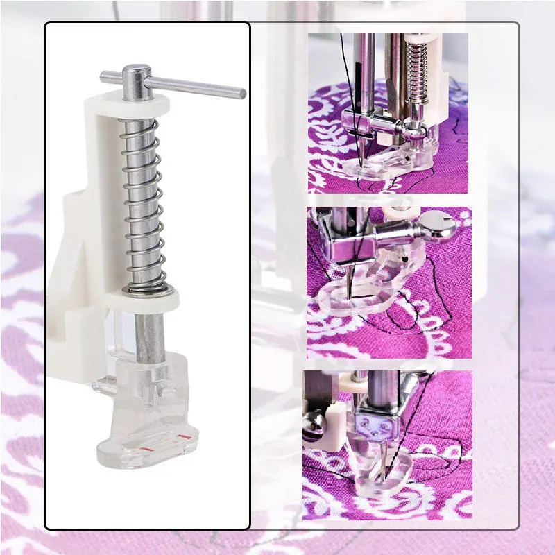 자수 발 4021P 가정용 재봉틀 프레서, 낮은 생크 퀼팅, 다른 프리 모션 핏, 가수 형제, BabyLock Janome