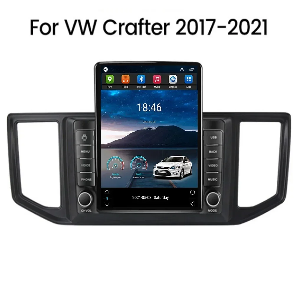 

Автомобильная Мультимедийная система 2 din Carplay Android автомобильное радио для VW Amarok Crafter Van Man 2017 - 2035 Тесла стиль GPS 2din BT