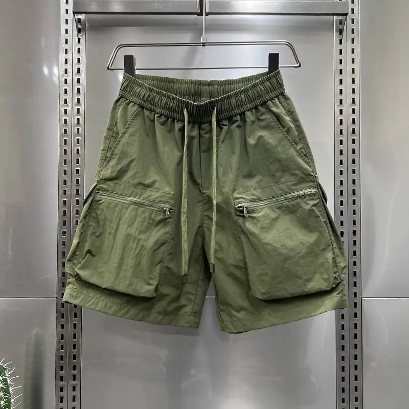 Summer  sports slim fit loose casual quick drying capris Japanese workwear shorts wide leg pants women