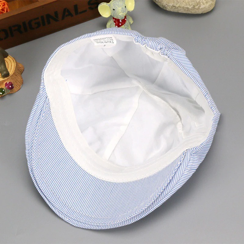 Fashion Baby Hat Retro Classic Kids Beret Striped Cotton Spring Autumn Baby Boy Girl Caps Children Beret Hat baby hat kids caps