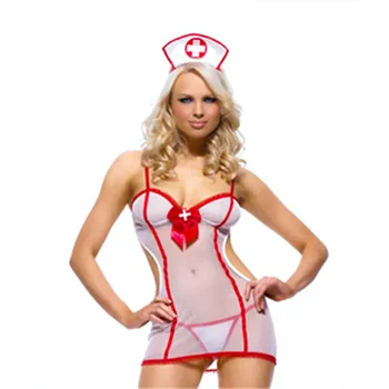 S53238c815350493fb1f96d081440aff8d.jpg Sexy Cosplay Nurse Dress Suit set Lingerie Maid Apparel high Knee Stockings Women Underwear Intimates Exotic toys for Love games