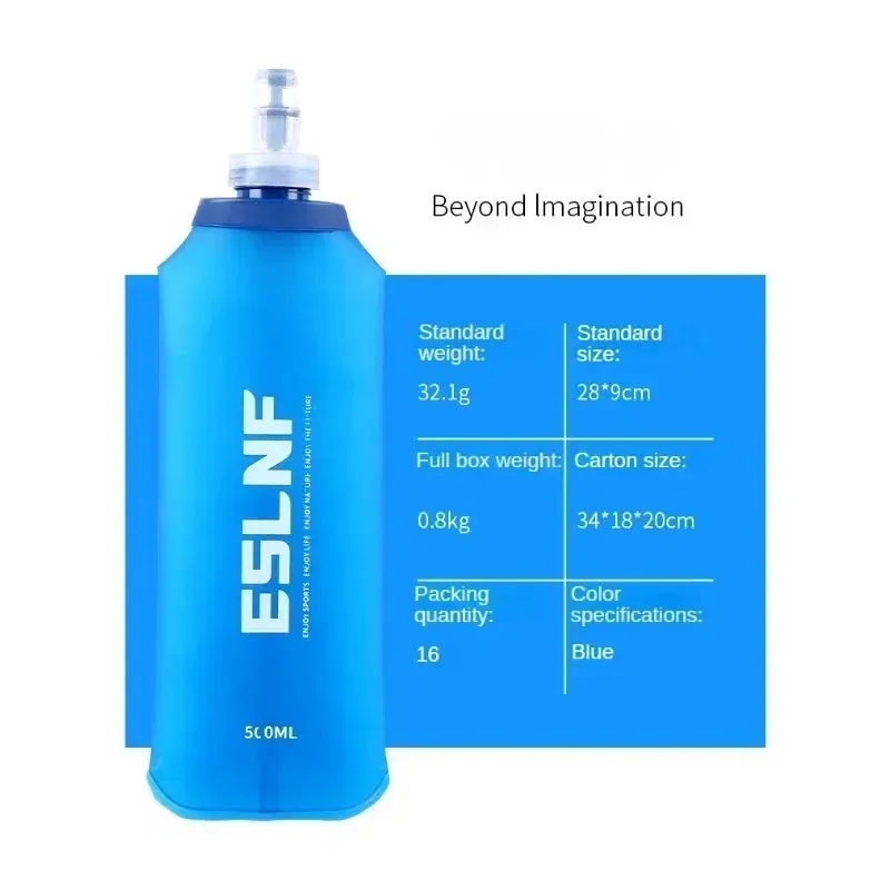 Silicone Water Bottle 1PC Outdoor Portable BPA Free