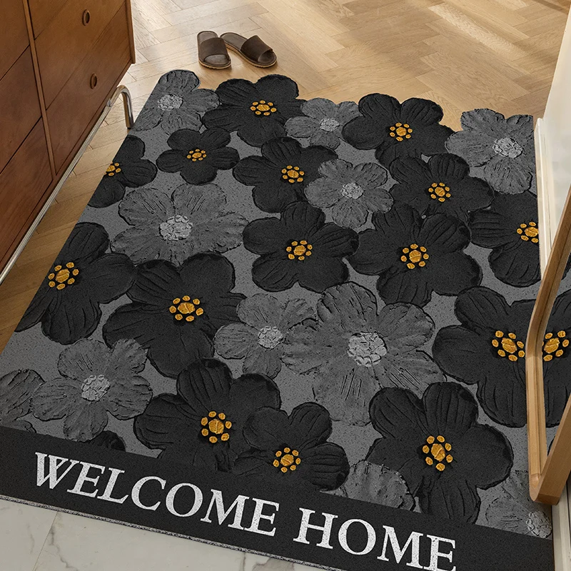 Front Door Mat Welcome Mats Indoor Outdoor Rug Entryway Mats For Shoe  Scraper Ideal For Inside Outside Home Gray Carpet - Mat - AliExpress