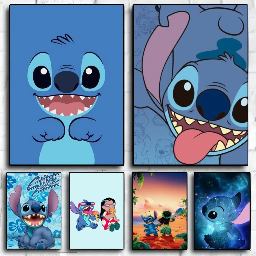 

Kawaii S-Stitch Poster Paper Print Home Living Room Bedroom Entrance Bar Restaurant Cafe Art Painting Decoration