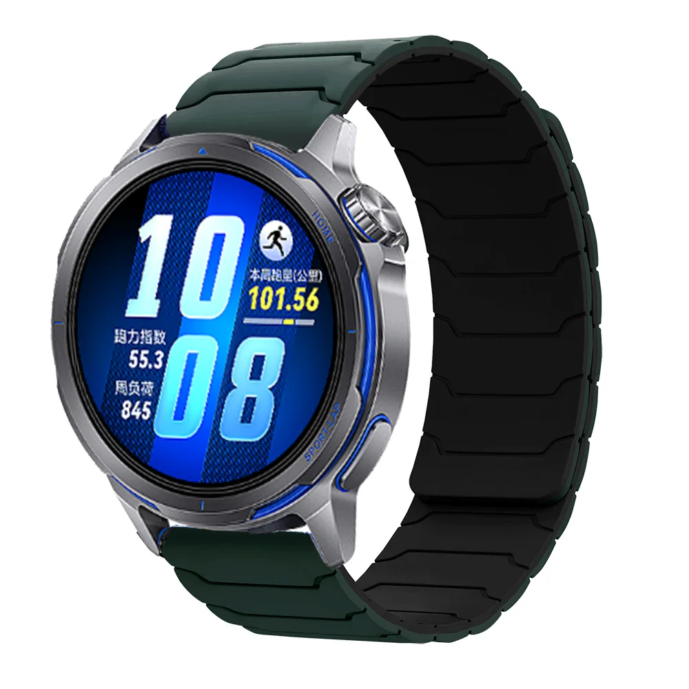 Magnetic Silicone Loop Band - Premium Accessories Bracelet, Universal Fit 46mm