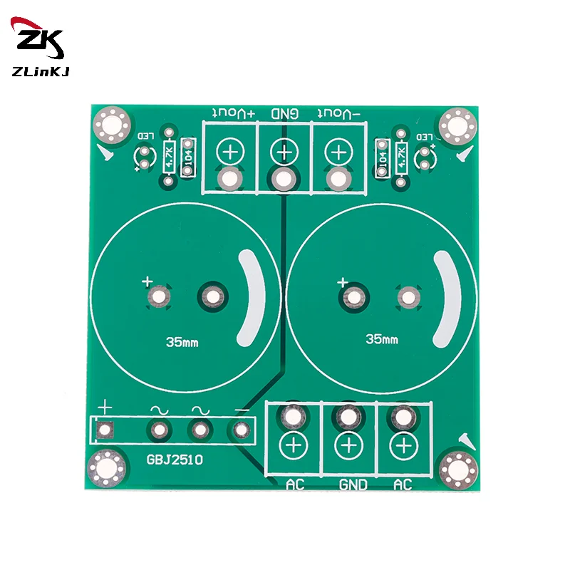 (ZYDD01) 1/3PCS 25A 단일 AC-DC 오디오 앰프 정류기 필터 전원 공급 보드 베어 PCB