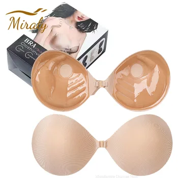 Reggiseno adesivo invisibile senza spalline per donna Push Up Adesivi estivi per il petto Sollevare il reggiseno con copertura nuda Cuscinetto in silicone Seno sexy 1