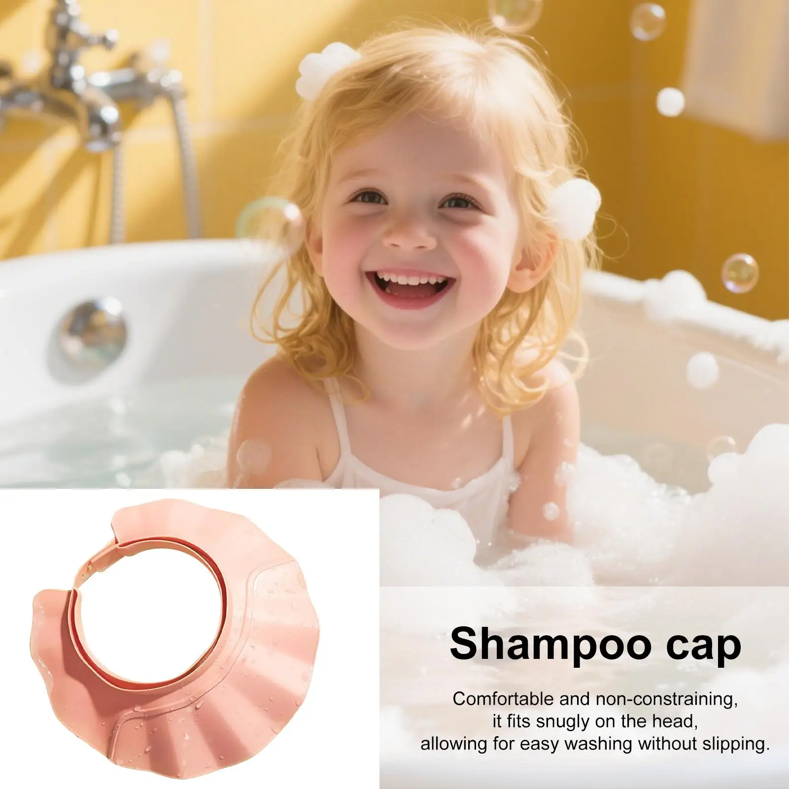 Silicone Hair Washing Shield and Shower Visor