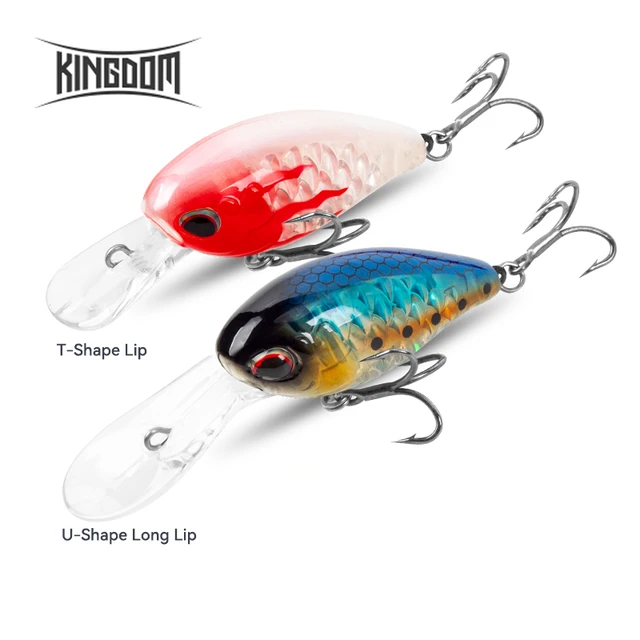 Kingdom Fishing Lure Floating Crankbaits Minnow 43mm 6g 6.5g