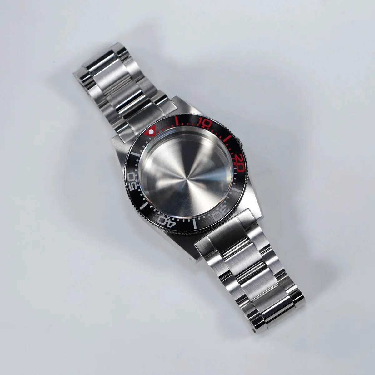 62MAsStainlessSteel38mmWatchCaseDogToothRingMagnifyingGlass