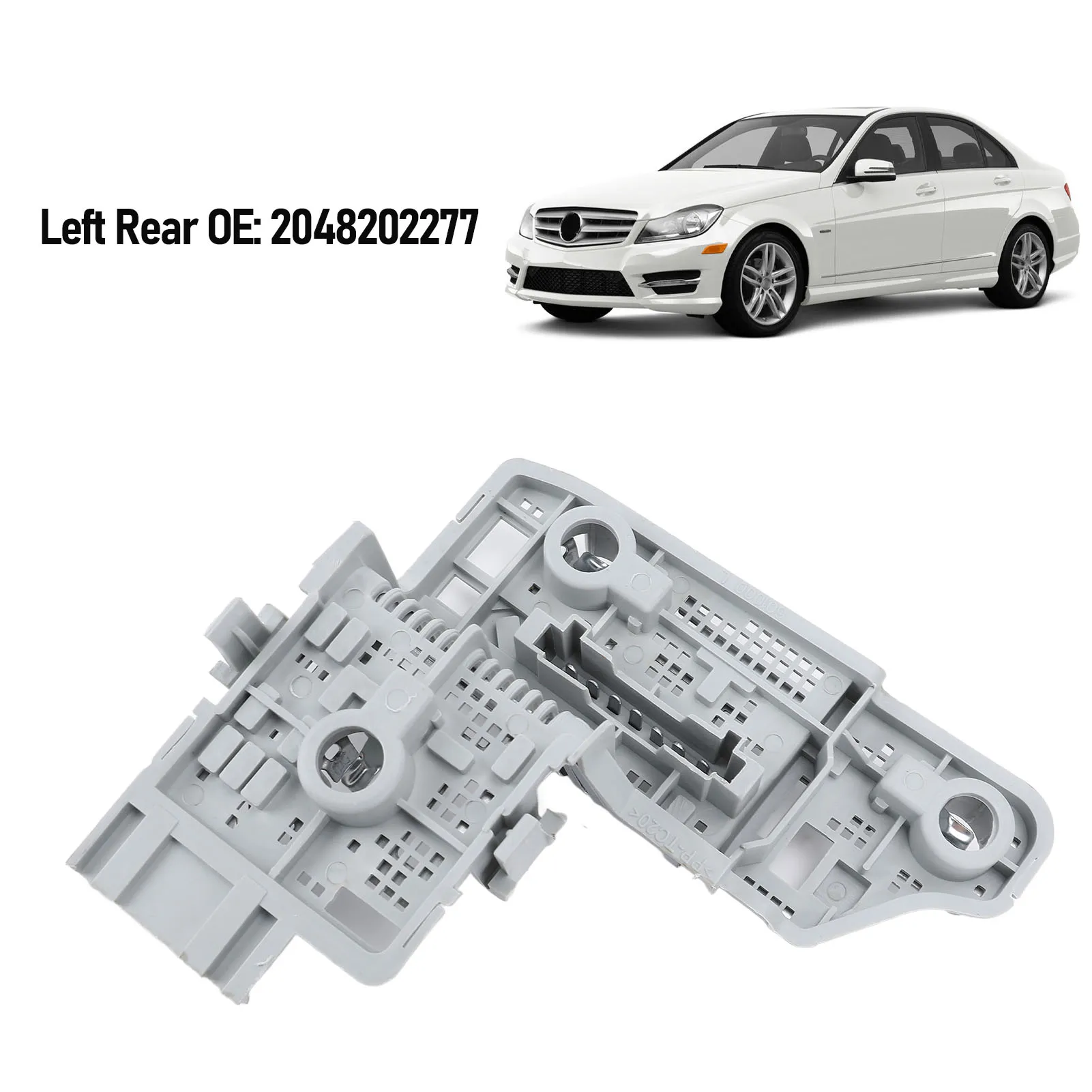 Tail Light Bulb Socket Holder Rear Lamp Bulb Carrier Strong Support Metal Alloy Exact Fit for C-Class W204 SALOON 2012 To 2014